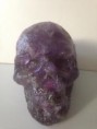  Orgonite/ organite schedel amethist 5 metalen electrosmog € 99,00